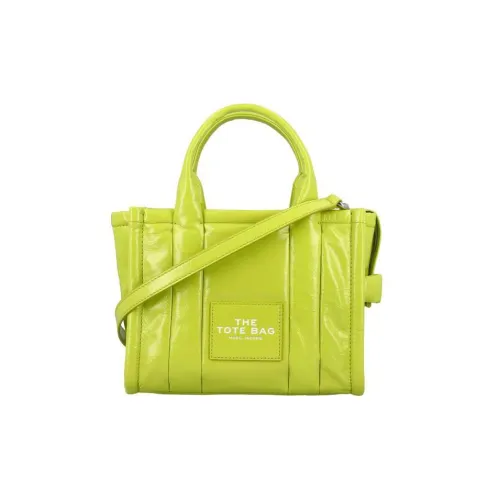 MARC JACOBS Lambskin Tote Bag Shopping Bag Shoulder Bag Crossbody Bag Handbag Mini Women's Yellow