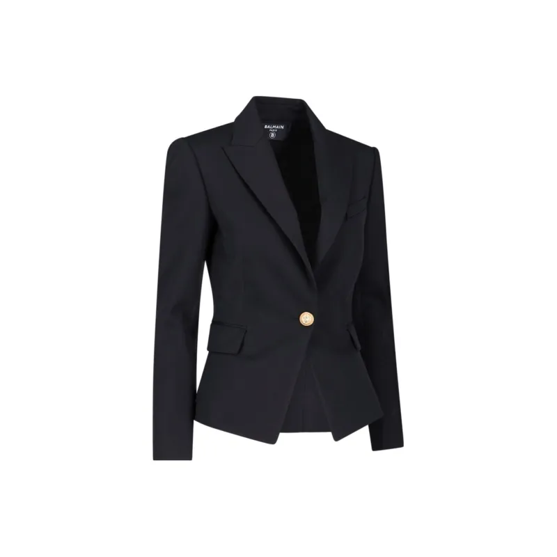 BALMAIN Single Breasted Tailored Blazer-2