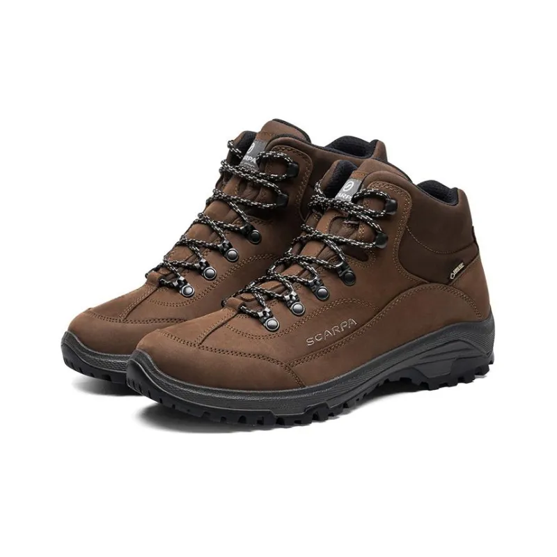 SCARPA Cyrus SiJiaPa Anti-Slip And Wear-Resistant Water-Resistant Mid-Top Outdoor Shoes Men's Brown-1