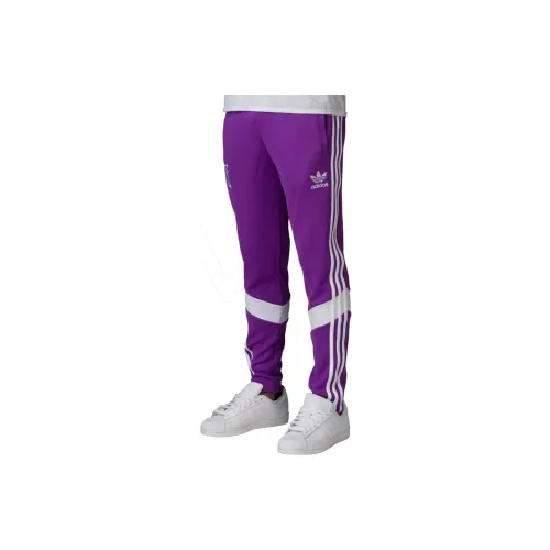 Adidas Knitted Sweatpants Men Purple