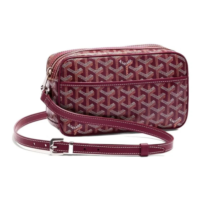 GOYARD Cap Vert Canvas With Leather Messenger Bag Camera Bags Shoulder Bag Crossbody Bag Small Size Unisex 11 Colors-42