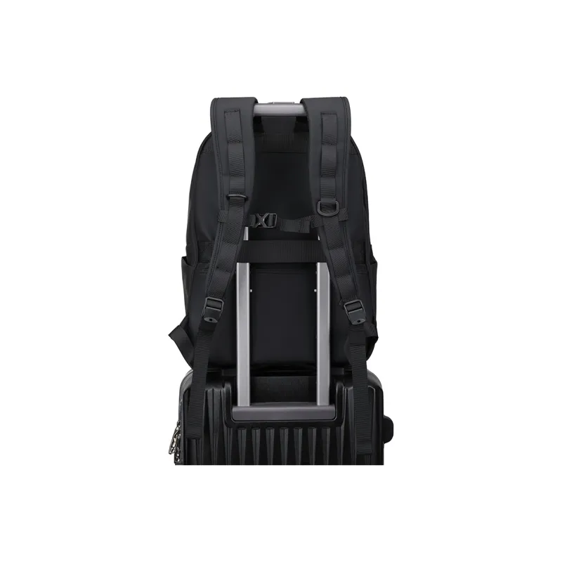 RUIGOR Fabric Backpack Large Size Unisex Black-5