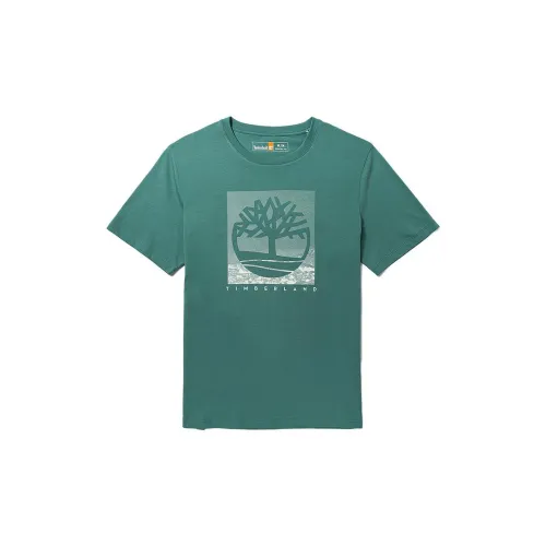 Timberland T-Shirts Men Blue/Green