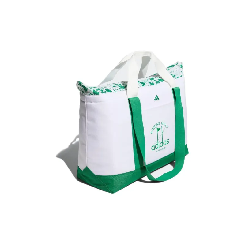 Adidas Polyester Tote Bag, Shopping Bag, Shoulder Bag, Handbag Regular Men's Green/White-1