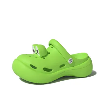 CHIKOKU Lonely Little Green Demon Clogs Stylish Sandals Unisex Small Magnesium Green