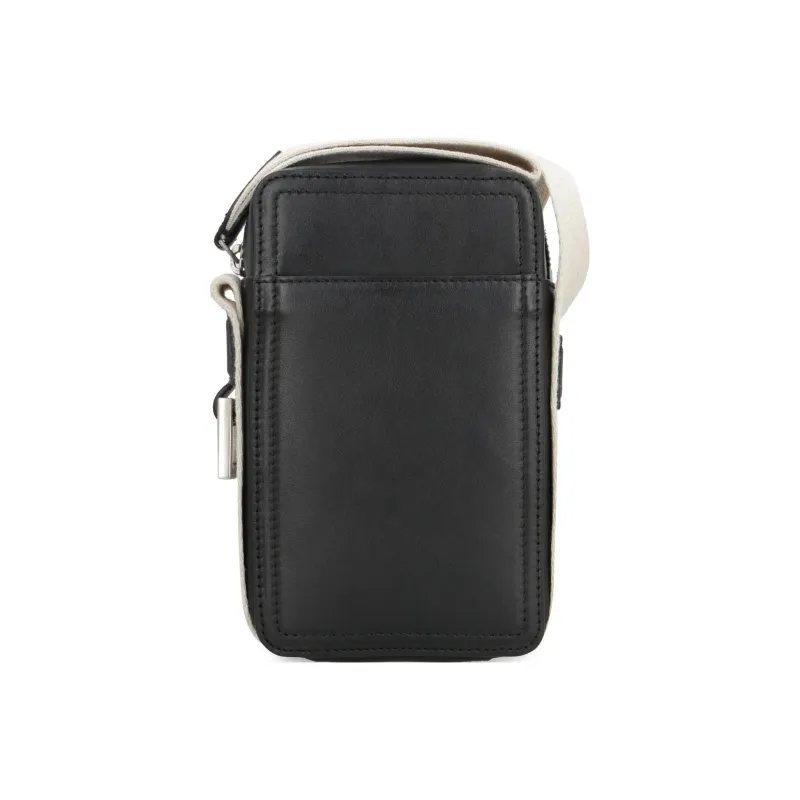 Jacquemus Cow Leather Crossbody Bag Men's Black-2