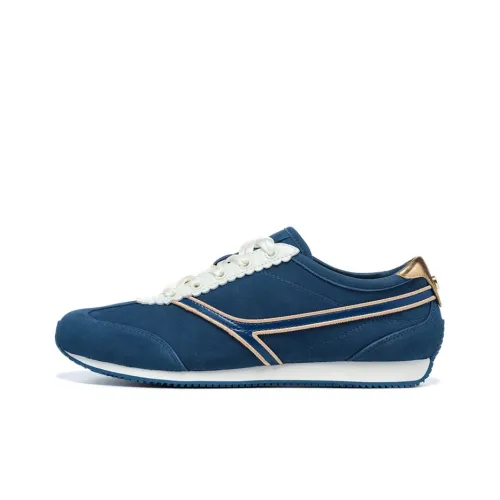 LI-NING 1990 Zhengrong Anti-Slip Wear-Resistant Low-Top Running Shoes Women's Sea Spirit Blue