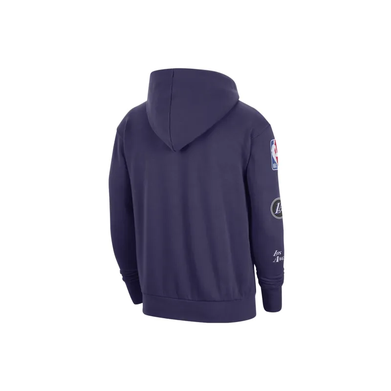 Nike Nba Los Angeles Lakers Courtside Loose Fit Hoodie-1