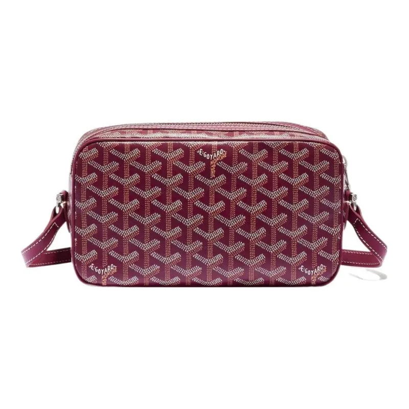 GOYARD Cap Vert Canvas With Leather Messenger Bag Camera Bags Shoulder Bag Crossbody Bag Small Size Unisex 11 Colors-44