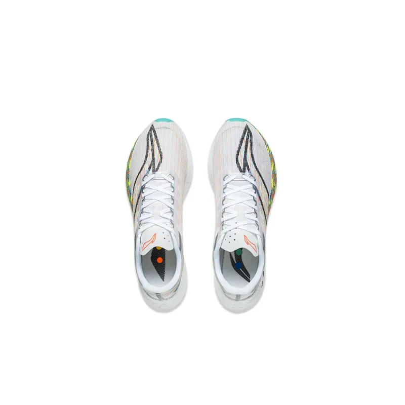 LiNing Feidian 3 Challenger Cushioned Wear-Resistant Breathable Low-Top Running Shoes Men's White-2