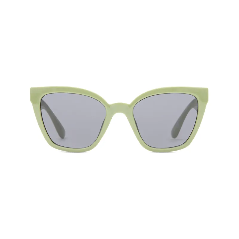 Vans Plate Frame Irregular Shape Sunglasses Women's Green-1