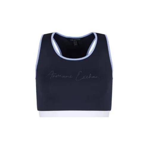 EMPORIO ARMANI Crop Tops Women's Blue