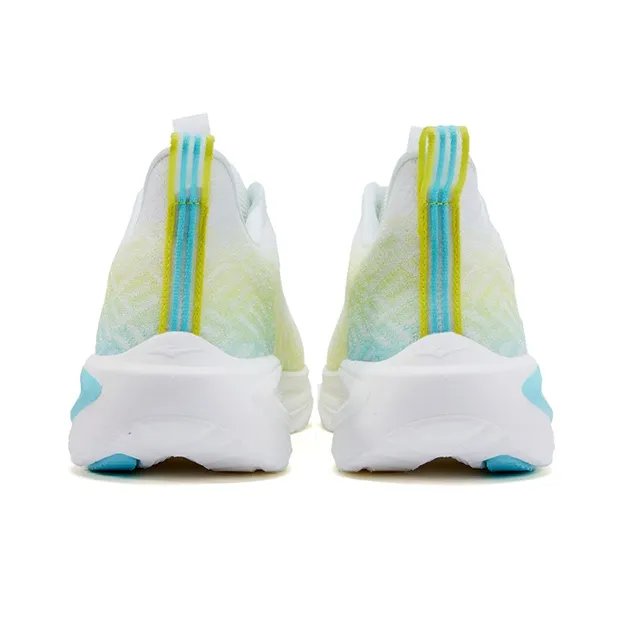 Erke Light Cloud Cushioning Anti-Slip And Wear-Resistant Low-Top Running Shoes Men's Microcrystal White Mint Blue-3