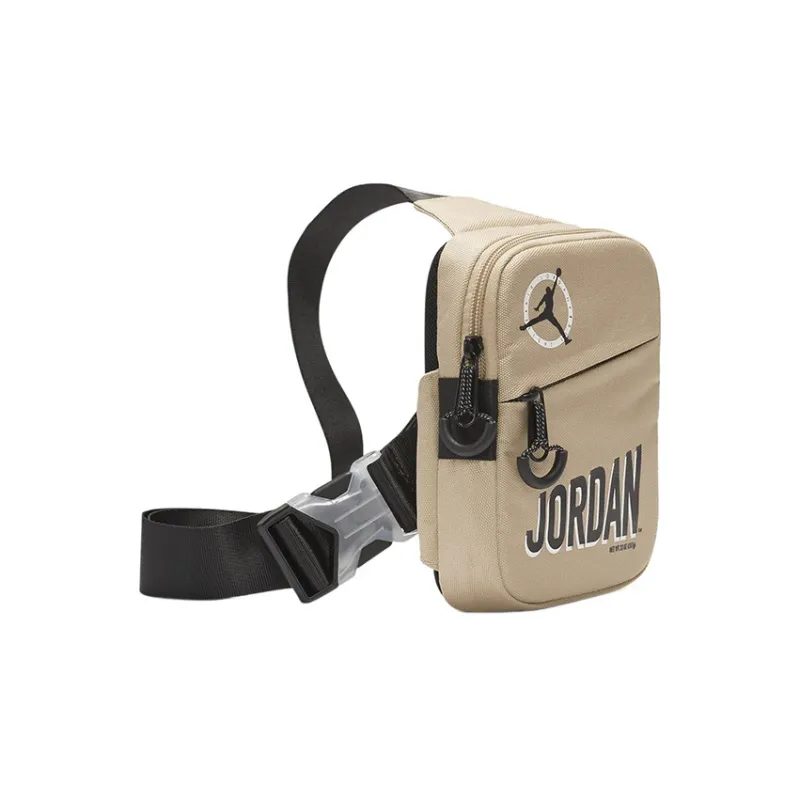 Jordan Polyester One Shoulder Crossbody Fanny Pack Unisex Brown-1