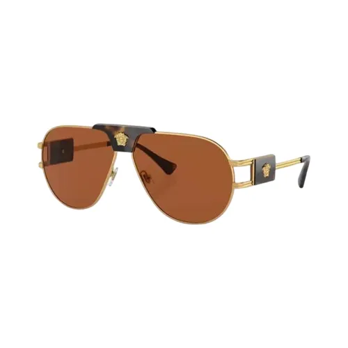 VERSACE Sunglasses Men Gold