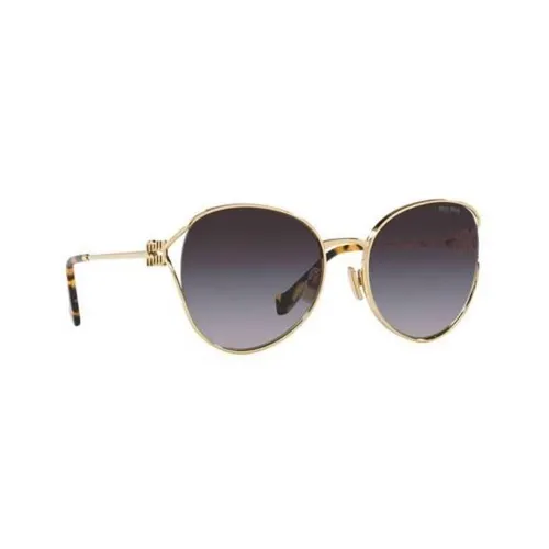 MIU MIU Sunglasses Women's Gold