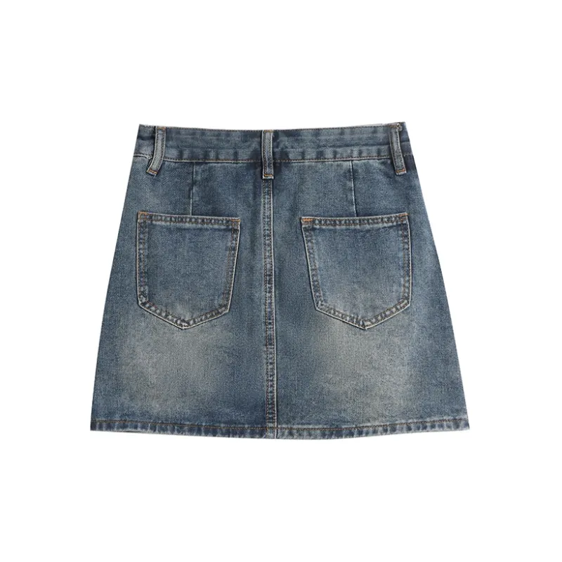 BRASS SCOUT Denim Short Skirts Women's-4