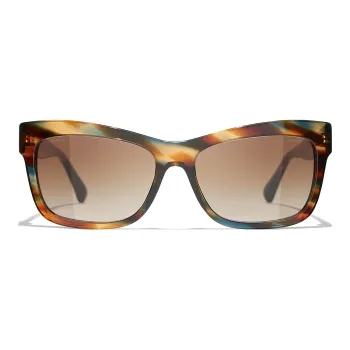 CHANEL Sunglasses Women's Multicolor