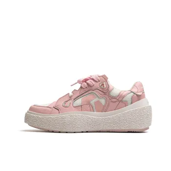 VAILMOON Lucky Charm Collection Stylish Skateboarding Shoes Unisex Pink
