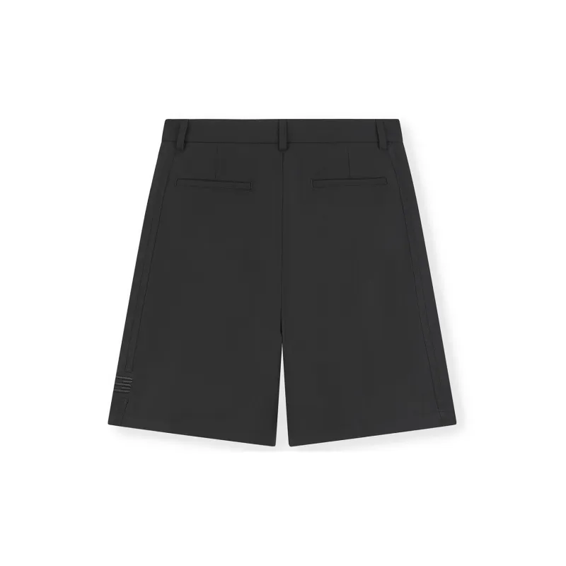 BONELESS Casual Shorts Unisex Black-1