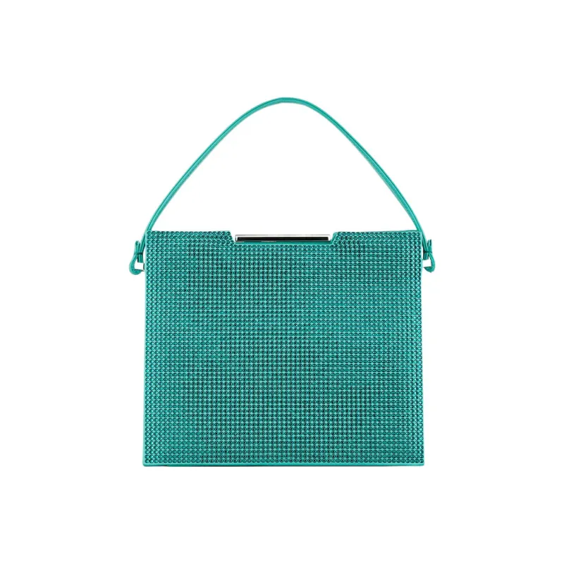 GIORGIO ARMANI Satin Handbag Regular Women's Green-0