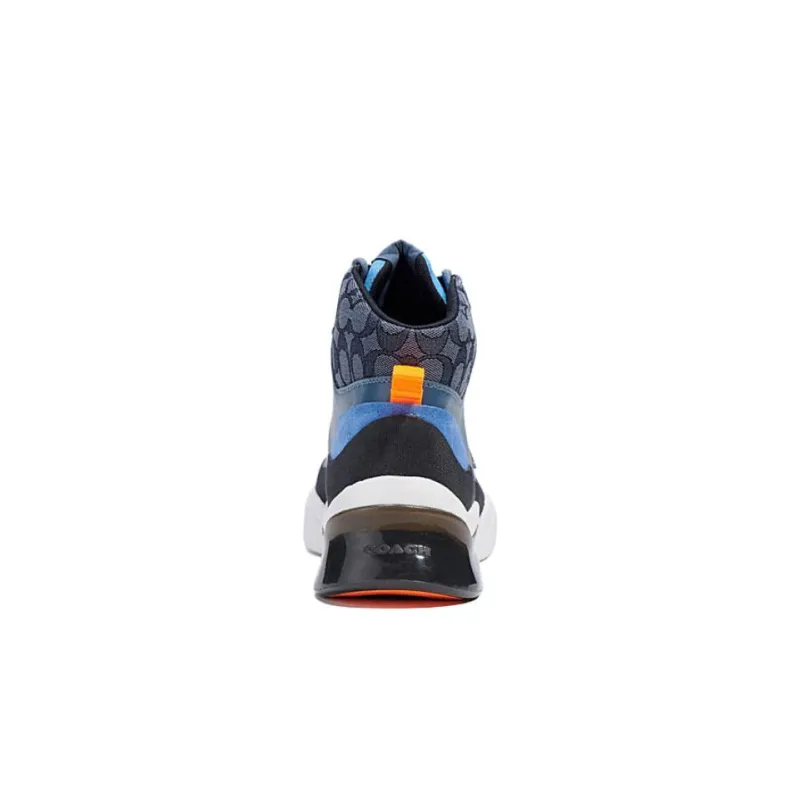 COACH CitySole High-Top Sports Casual Shoes Men's Blue-3