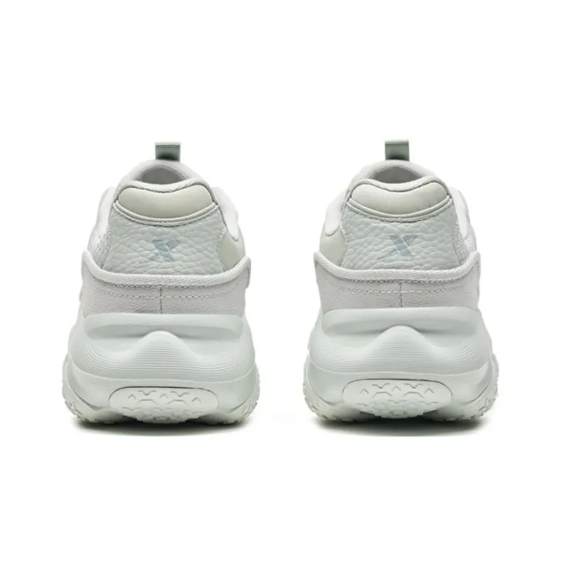 XTEP Anti Slip Wear Resistant Low Top Sports Casual Shoes Women's True Gray-4