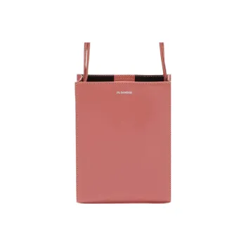 JIL SANDER Tangle Small Logo Embossed Crossbody Bag