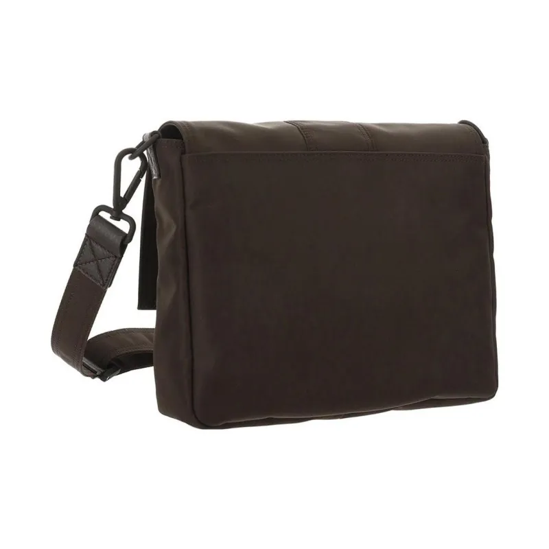 FENDI Baguette Nylon Baguette Bag Messenger Bag Shoulder Bag Crossbody Bag Medium Size Men's Brown-2