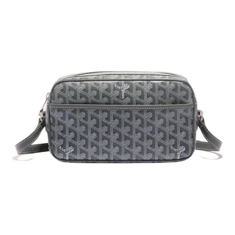 GOYARD Cap Vert Canvas With Leather Messenger Bag Camera Bags Shoulder Bag Crossbody Bag Small Size Unisex 11 Colors-53