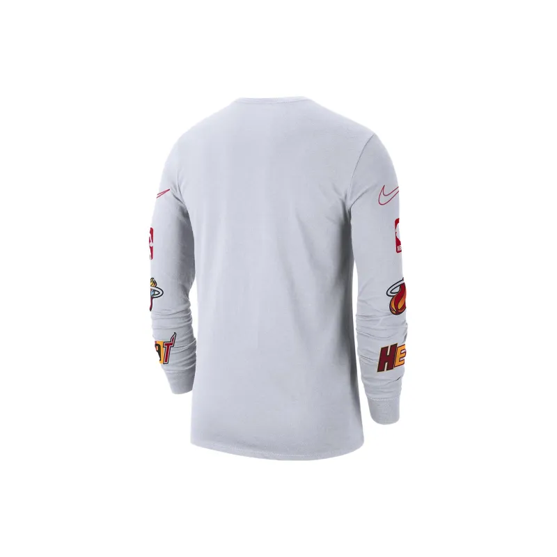 Nike Nba Miami Heat City Edition Long Sleeve T shirt-1