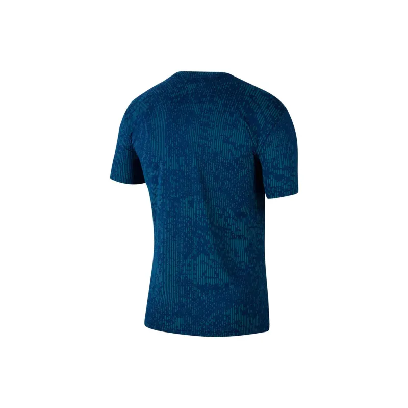 Nike T Shirts Men Navy Blue-1