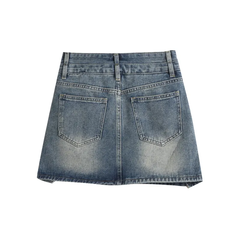 BRASS SCOUT Denim Short Skirts Women's-4