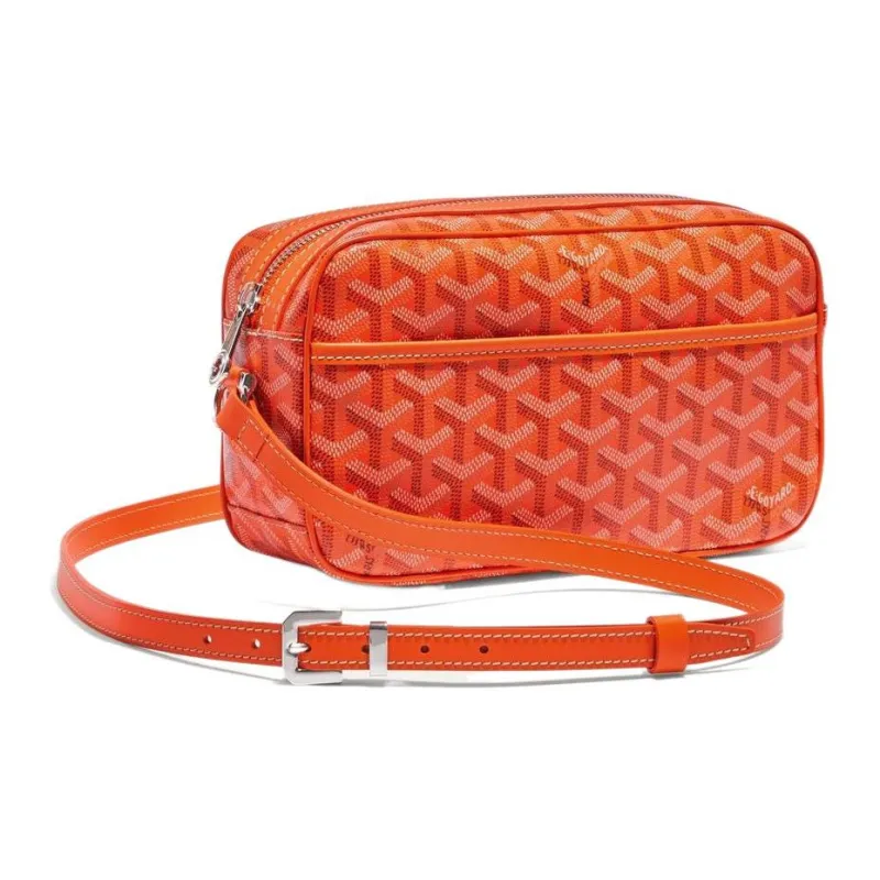 GOYARD Cap Vert Canvas With Leather Messenger Bag Camera Bags Shoulder Bag Crossbody Bag Small Size Unisex 11 Colors-17