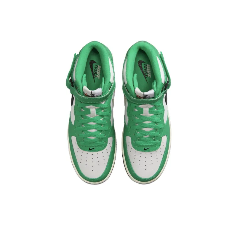 Nike Air Force 1 Mid LV8 Split White Stadium Green-3