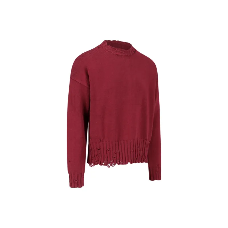 MARNI Distressed Crewneck Sweater-1