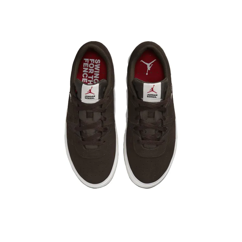 Jordan Series Es Dark Chocolate University Red White Sail-2