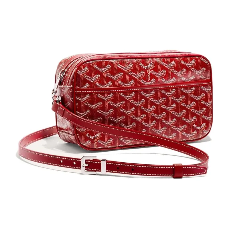 GOYARD Cap Vert Canvas With Leather Messenger Bag Camera Bags Shoulder Bag Crossbody Bag Small Size Unisex 11 Colors-7