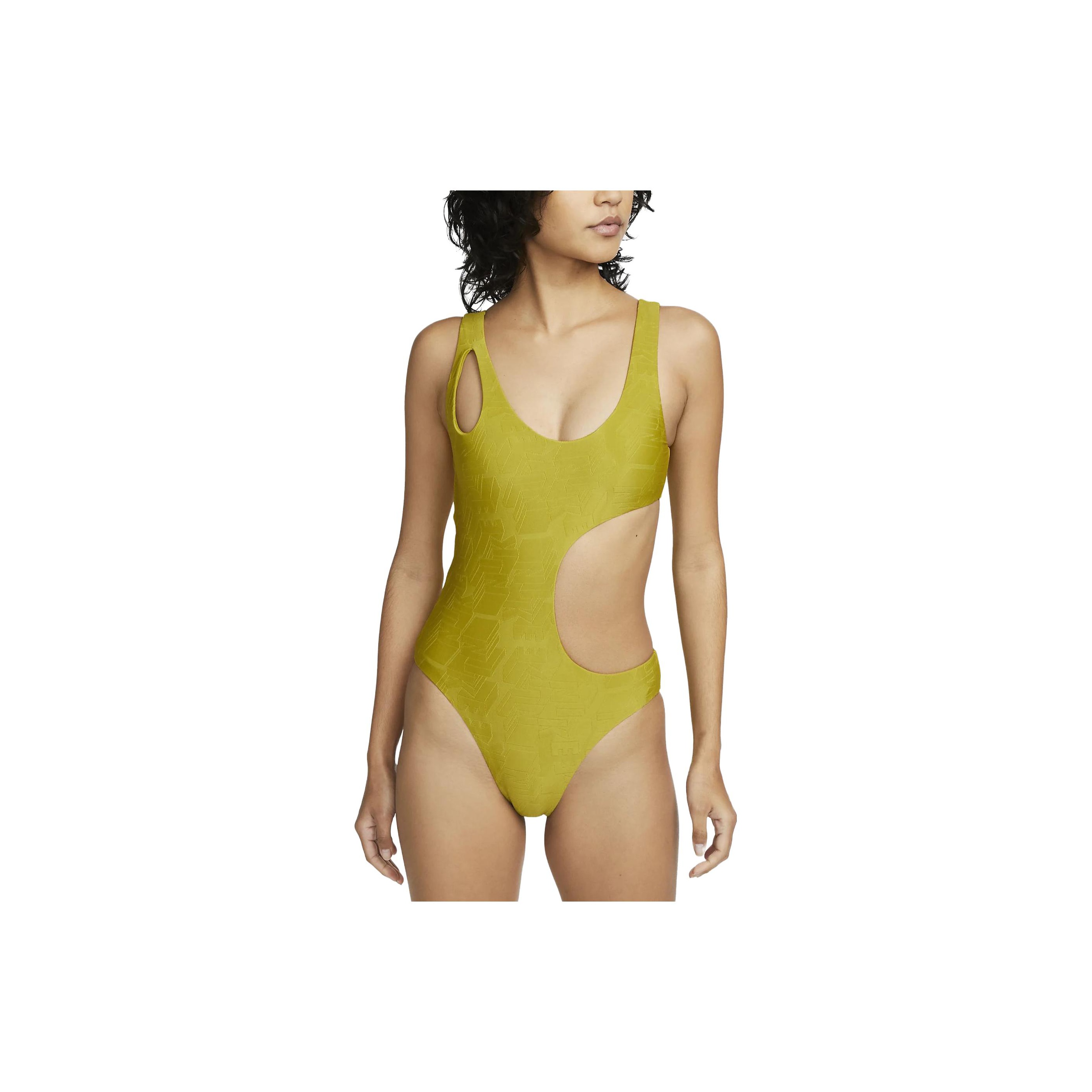 Nike One Piece Swimsuits Women s Bright Yellow