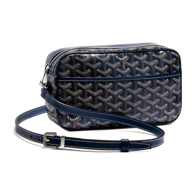 GOYARD Cap Vert Canvas With Leather Messenger Bag Camera Bags Shoulder Bag Crossbody Bag Small Size Unisex 11 Colors-37