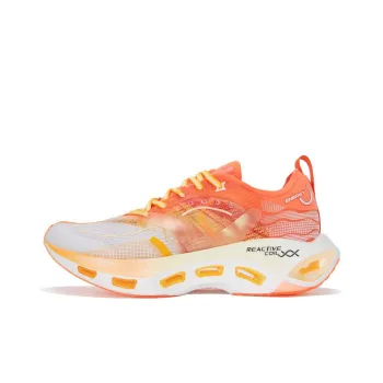 XTEP Shock Absorbing Spins 10.0 Pro Cushioned Wear Resistant Breathable Low Top Running Shoes Men's Yellow Blue