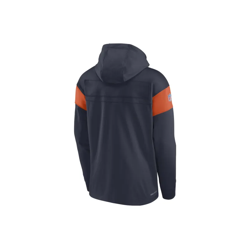 Nike Dri-FIT Athletic Arch Jersey NFL Chicago Bears Men's Pullover Hoodie-1