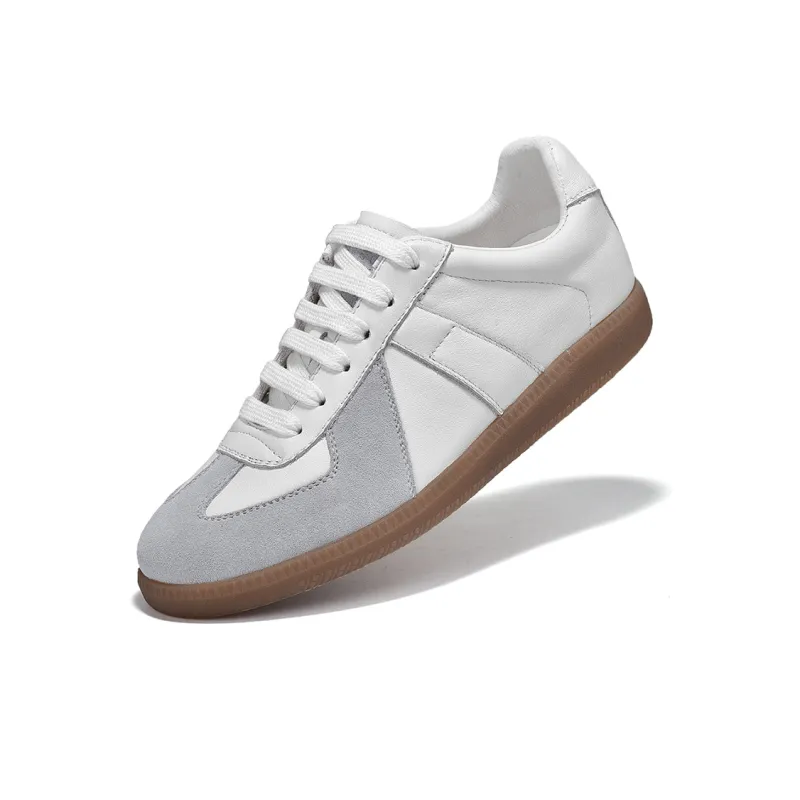 OSITA RED German Army Trainers Casual Single Shoes Women's Brown-1
