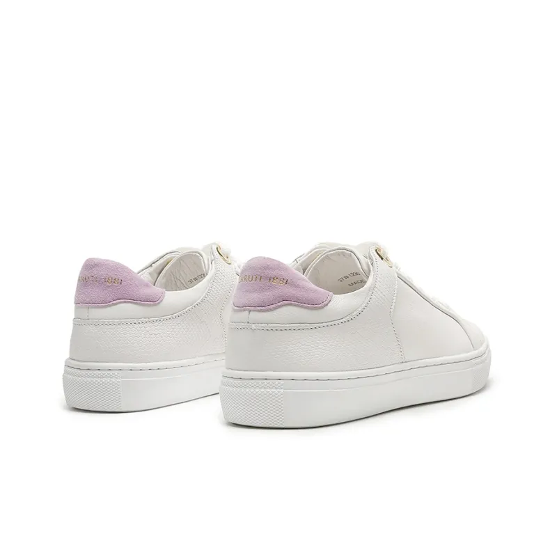 CERRUTI 1881 Casual Comfortable And Breathable Stylish Skateboarding Shoes Women's White Purple-3