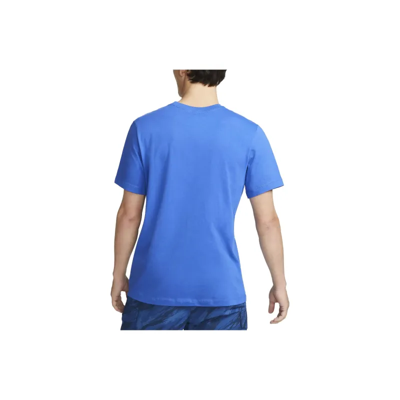 Nike T Shirts Men Royal Blue-1