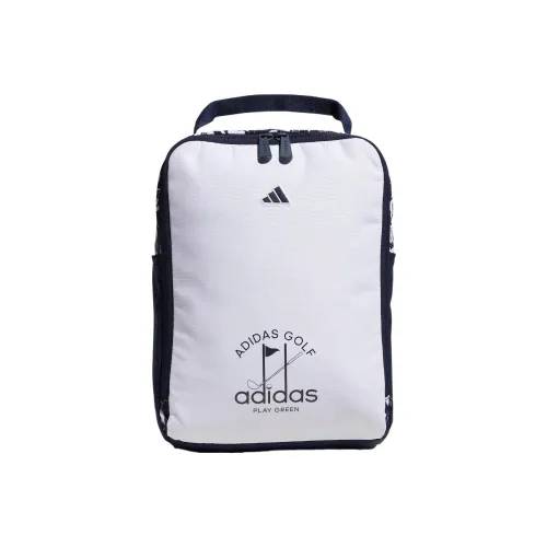 Adidas Polyester Handbag Regular Men's White/Navy