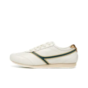 LI NING 1990 Zhengrong Anti Slip Wear Resistant Low Top Running Shoes Women's Cream White