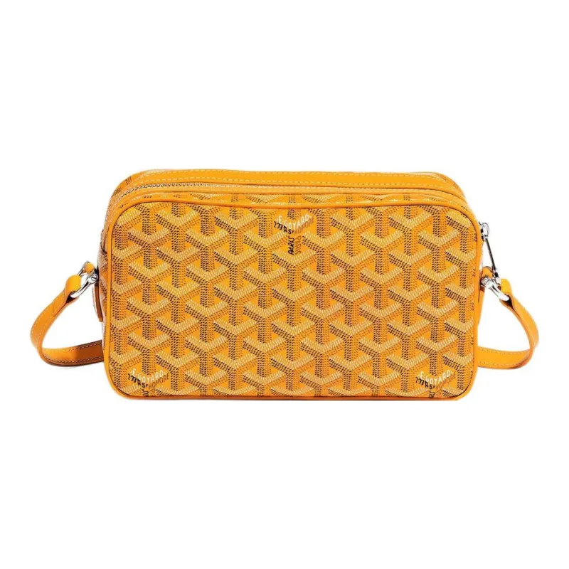 GOYARD Cap Vert Canvas With Leather Messenger Bag Camera Bags Shoulder Bag Crossbody Bag Small Size Unisex 11 Colors-24