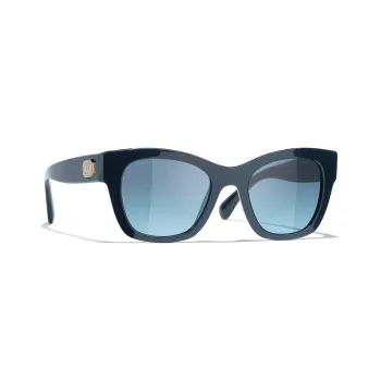 CHANEL Sunglasses Women's Blue