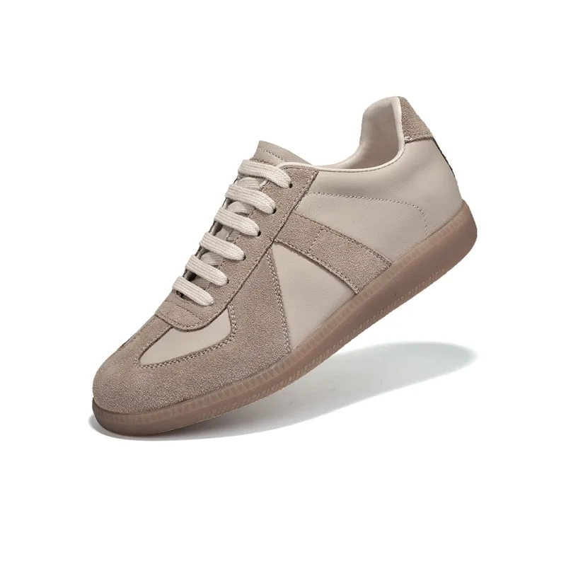 OSITA RED Skateboard Shoes Women's Low Top White/Light Brown-11